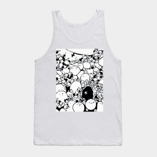 Monsters doodles Tank Top